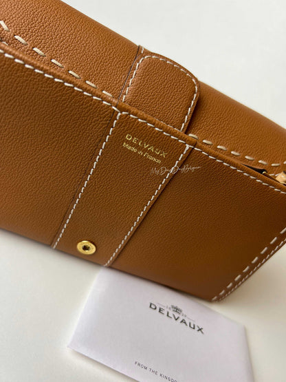 Delvaux Brillant Wallet on Chain Crossbody / Shoulder Bag Vegetale 2021
