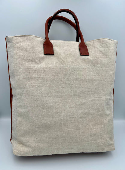 Upcycled Delvaux heritage Tote - 2025 limited Pouliche collection