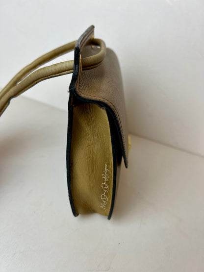 Delvaux Vintage Crossbody / Shoulder Bag Camel 1980's