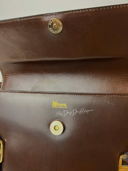 Delvaux Vintage Top Handle Brown 1967