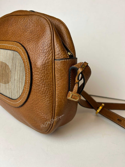 Delvaux Vintage Special Edition Crossbody / Shoulder Bag Brown 1985