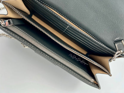 Delvaux Brillant Wallet on Chain Crossbody / Shoulder Bag stone 2023