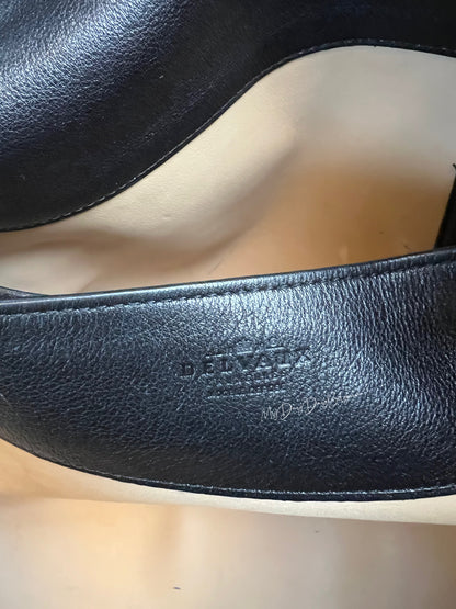 Delvaux Brillant Bridon Crossbody / Shoulder Bag Black 2000's