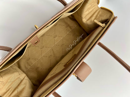 Delvaux Georges Top Handle Taupe 2004