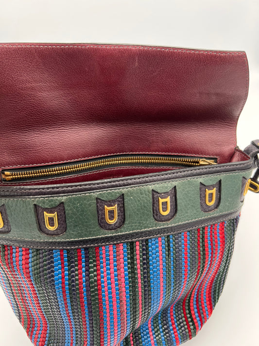 Delvaux toile de cuir