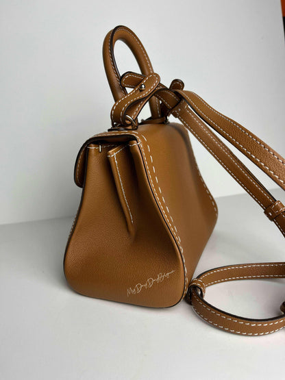 Delvaux Brillant surpiqué