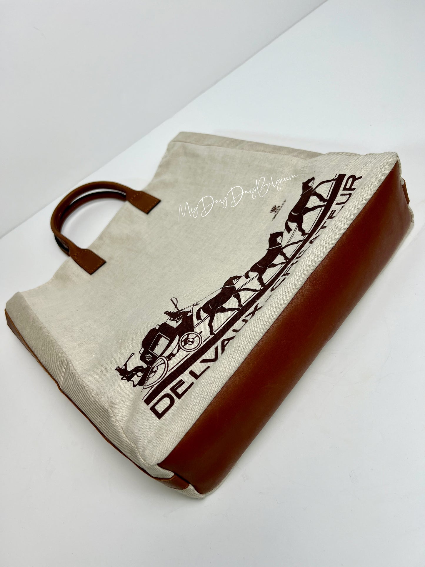 Upcycled Delvaux Tote bag