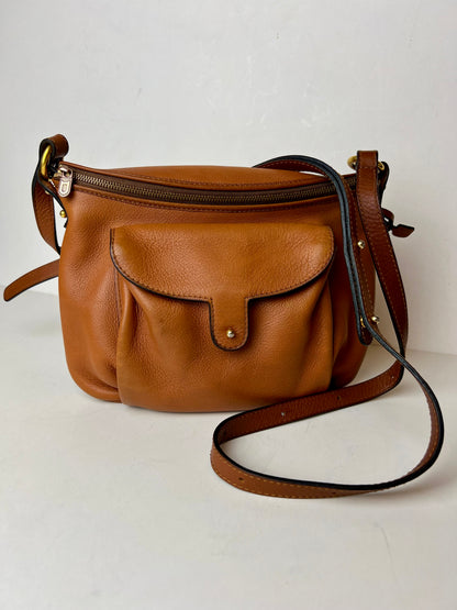 Delvaux Vintage Crossbody / Shoulder Bag Camel 1990's