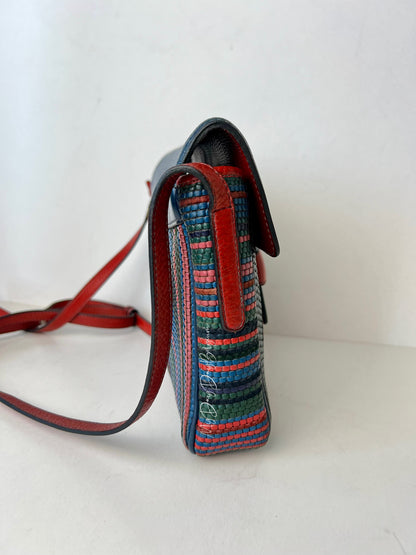 Delvaux Malbec Crossbody / Shoulder Bag Red - Multicolour 1989