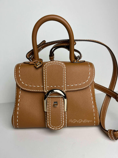 Delvaux Brillant surpiqué