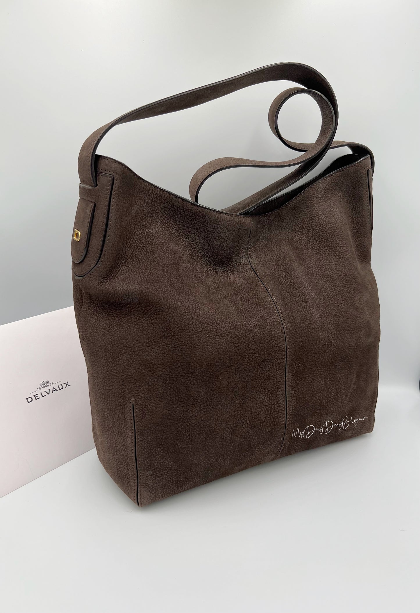 Delvaux Nubuk « 24 heures »crossbody 2011
