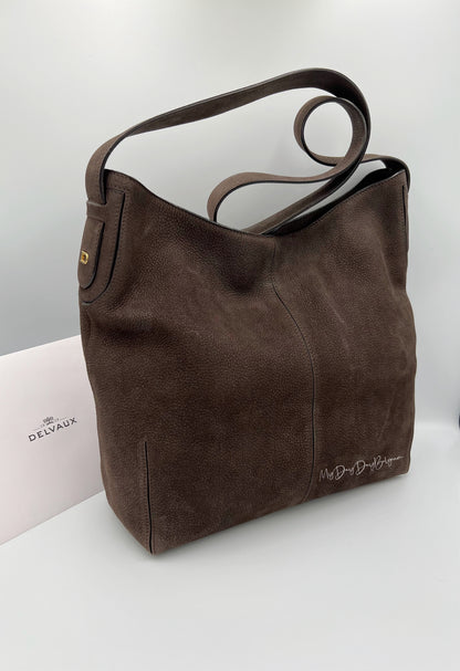 Delvaux Nubuk « 24 heures »crossbody 2011