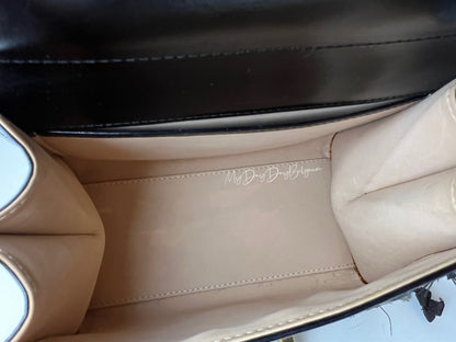 Delvaux Brillant Plumes Top Handle Black / Gold 2013