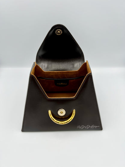 Delvaux Vintage Top Handle Brown 1996