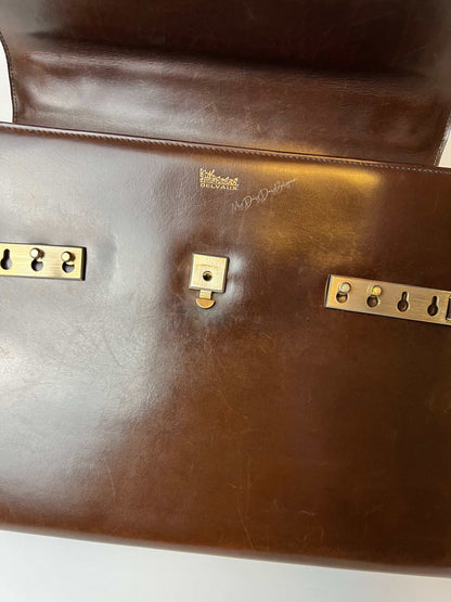 Delvaux Tempête Top Handle Brown 1967