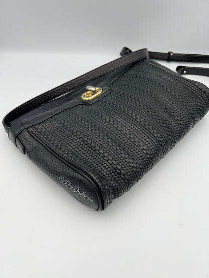 Vintage Delvaux toile de cuir 1992 MM