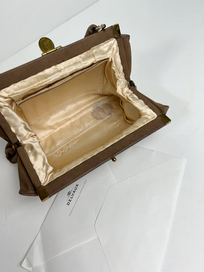 Delvaux Vintage Top Handle Brown 1930's