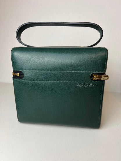 Delvaux Vintage Top Handle Green 1989