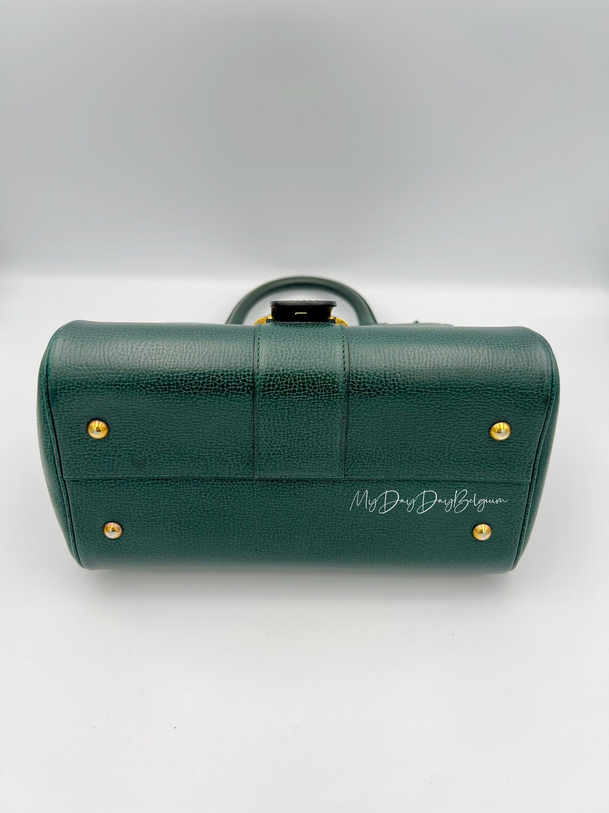 Vintage Delvaux PM forest green