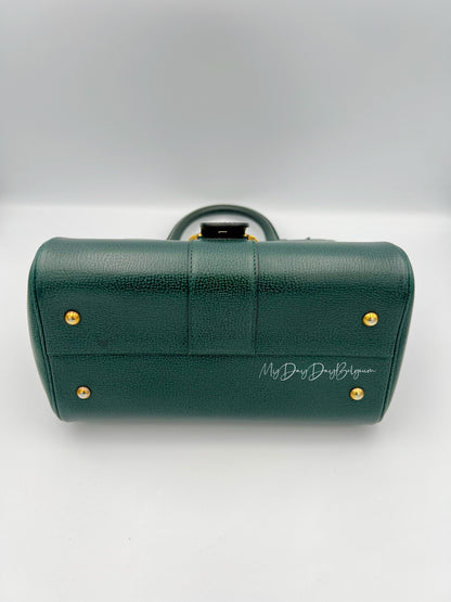 Vintage Delvaux PM forest green