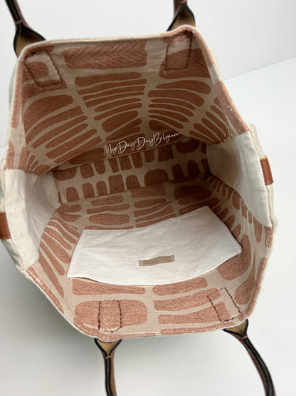 Upcycled Delvaux Tote Bag