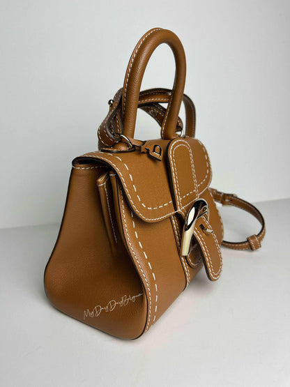 Delvaux Brillant surpiqué