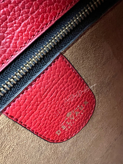 Delvaux Vintage Pochette Red 1996