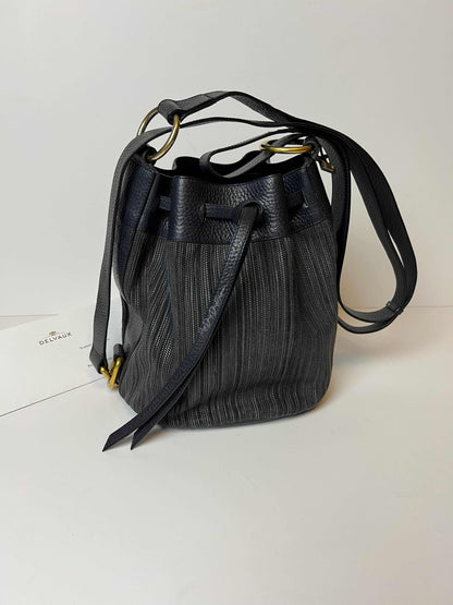 Delvaux Vintage Crossbody / Shoulder Bag Black 1985
