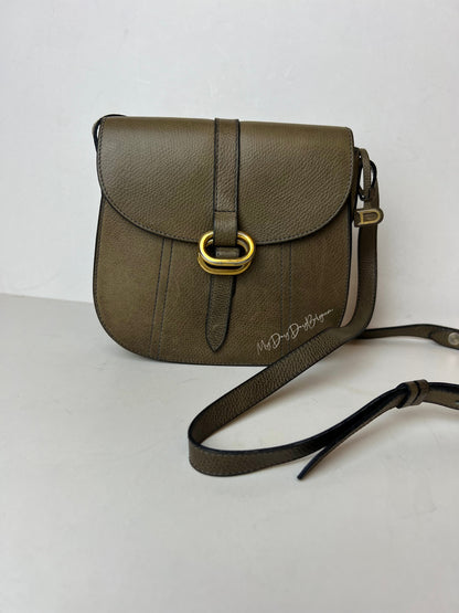 Delvaux Vintage Crossbody / Shoulder Bag Brown / Green 1980's