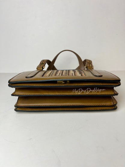 Delvaux Vintage Top Handle Brown 1965
