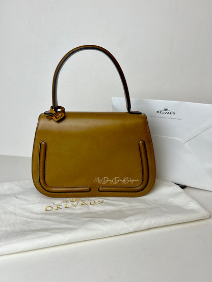 Delvaux Vintage Top Handle Camel 1965
