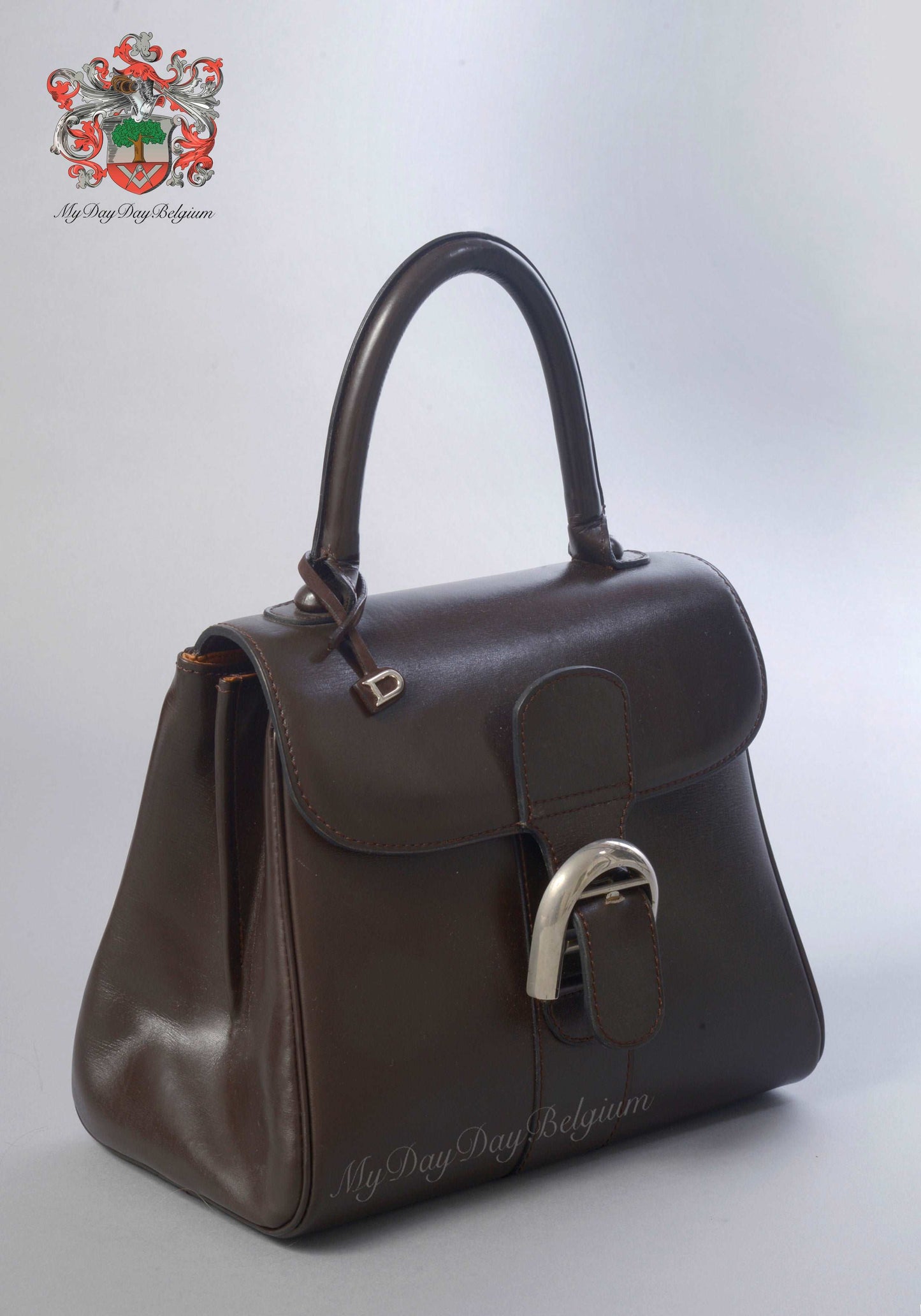 New Delvaux Brillant Women's vintage retro handbag genuine Leather Delvaux  Shoulder Bag brand solid color tote Bags,logo printed - AliExpress