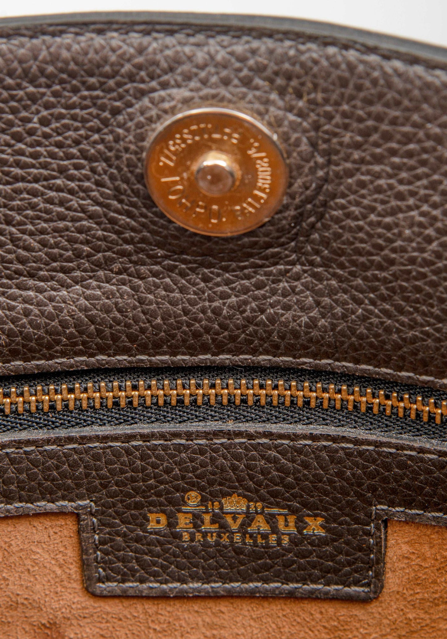Delvaux vintage crossbody bag in toile de cuir 1997