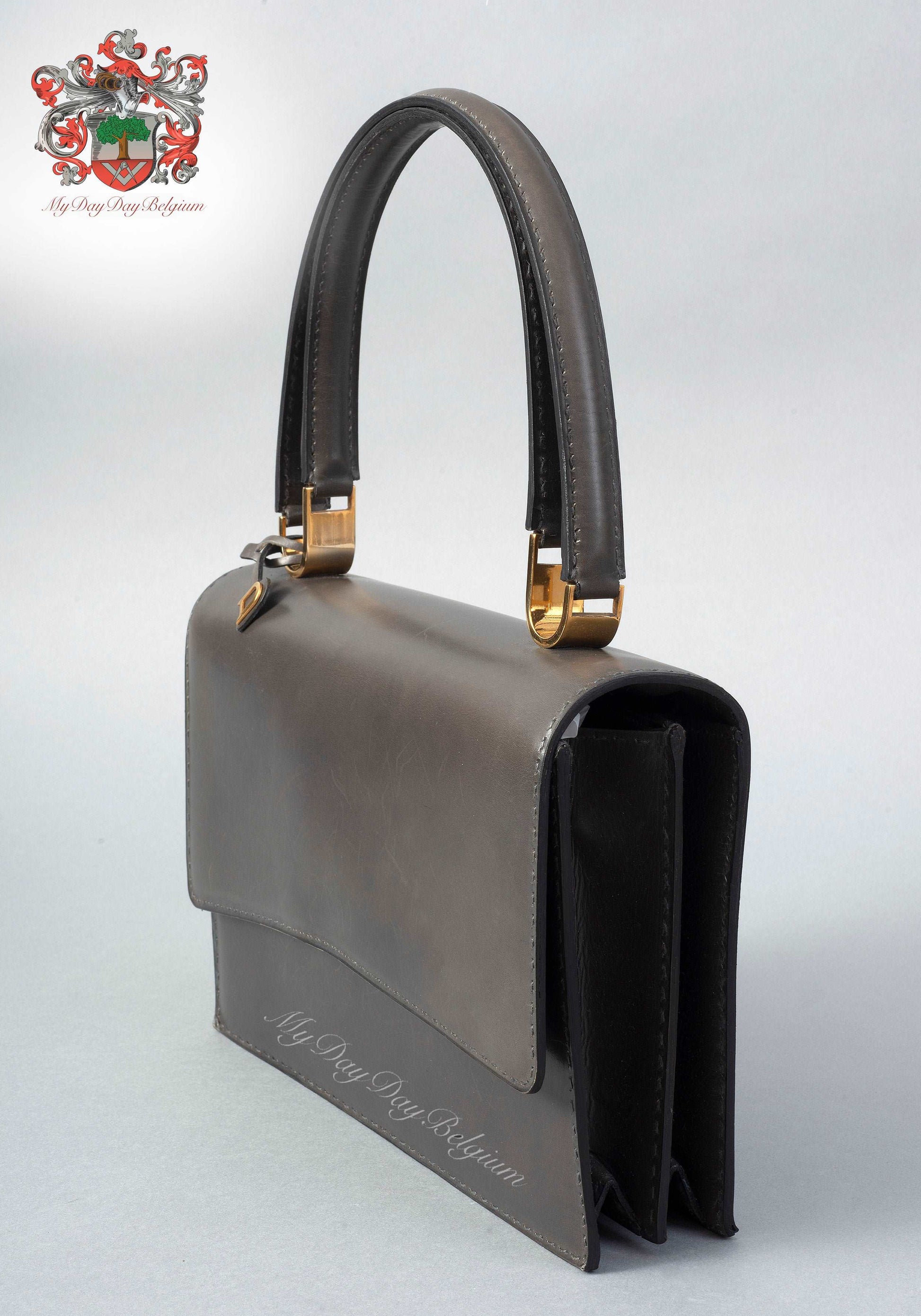 Delvaux Leather Mini Brillant Bag Black Pony-style calfskin ref