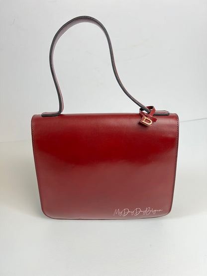 Delvaux Vintage Top Handle Red 1977