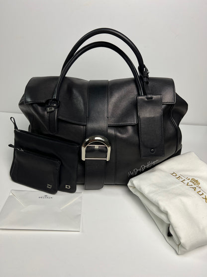 Delvaux Brillant XXL Top Handle Black 2018