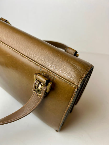 Delvaux Vintage Top Handle Brown 1965