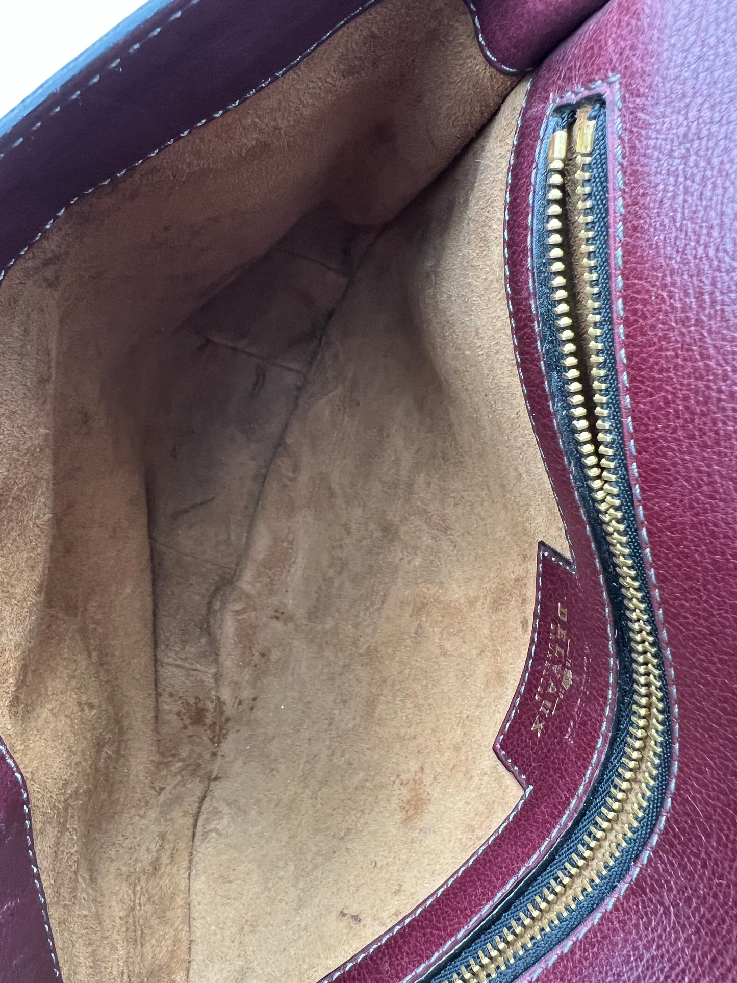 Delvaux toile de cuir