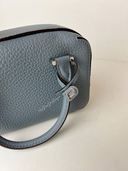 Delvaux Cool Box Crossbody / Shoulder Bag Blue Pacifique 2022