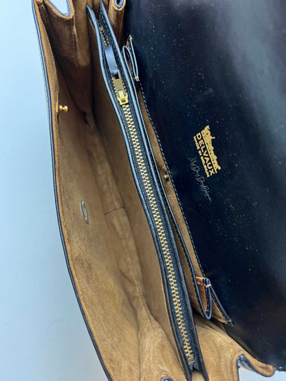 Delvaux Vintage Crossbody / Shoulder Bag Black 1980's