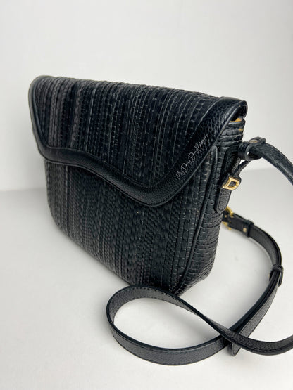 Delvaux toile de cuir crossbody 1995