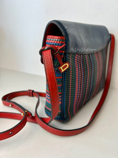 Delvaux Malbec Crossbody / Shoulder Bag Red - Multicolour 1989