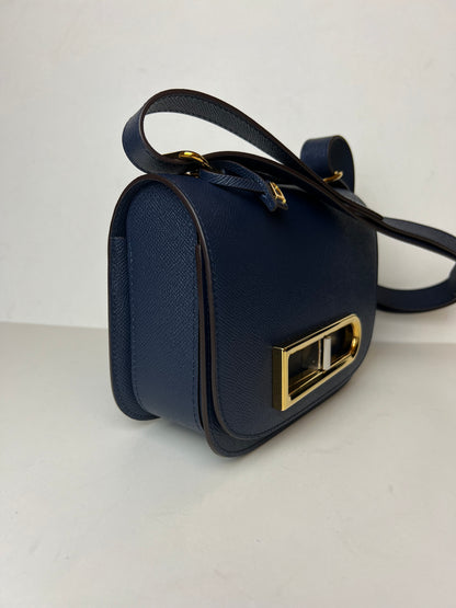 Delvaux Lingot Crossbody / Shoulder Bag Blue 2023