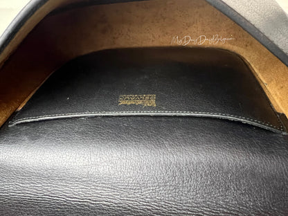 Delvaux Vintage Crossbody / Shoulder Bag Navy Blue 1990's