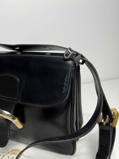 Delvaux Festival Crossbody / Shoulder Bag Black 1971