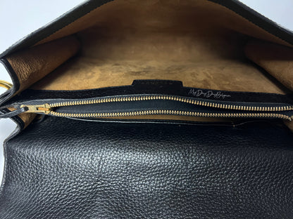 Delvaux Vintage Crossbody / Shoulder Bag Black 1988