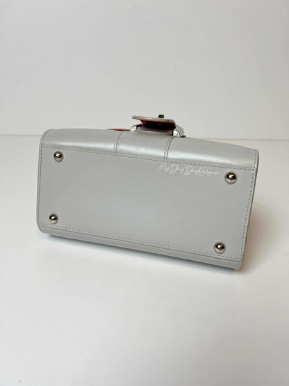 Delvaux Brillant Top Handle White / Grey 2017