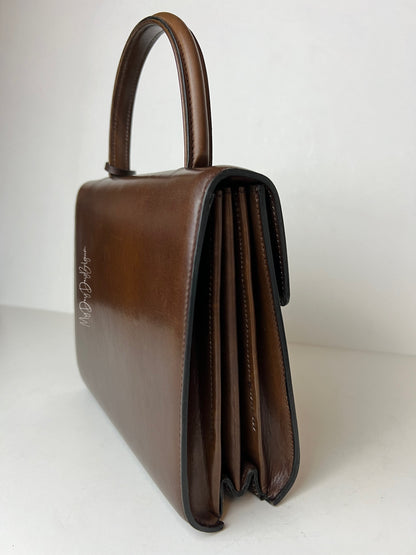 Delvaux Vintage Top Handle Brown 1967