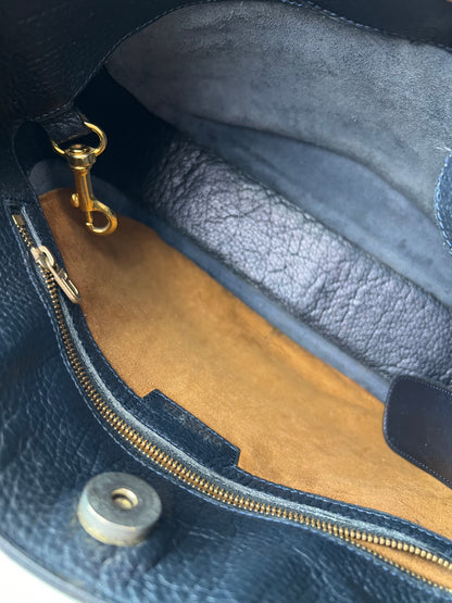 Delvaux Souverain Crossbody / Shoulder Bag Black 1997