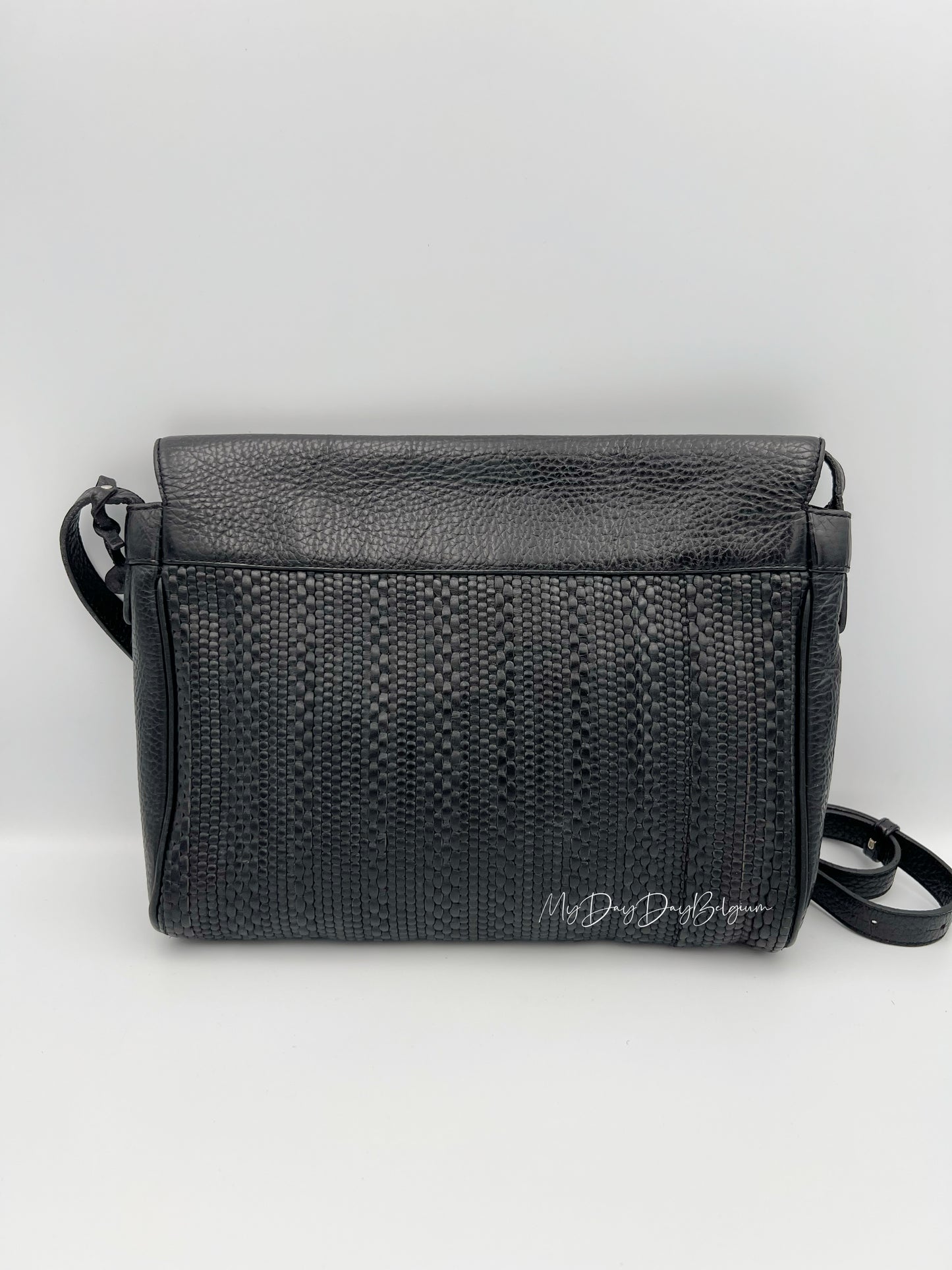 Vintage Delvaux toile de cuir 1992 MM